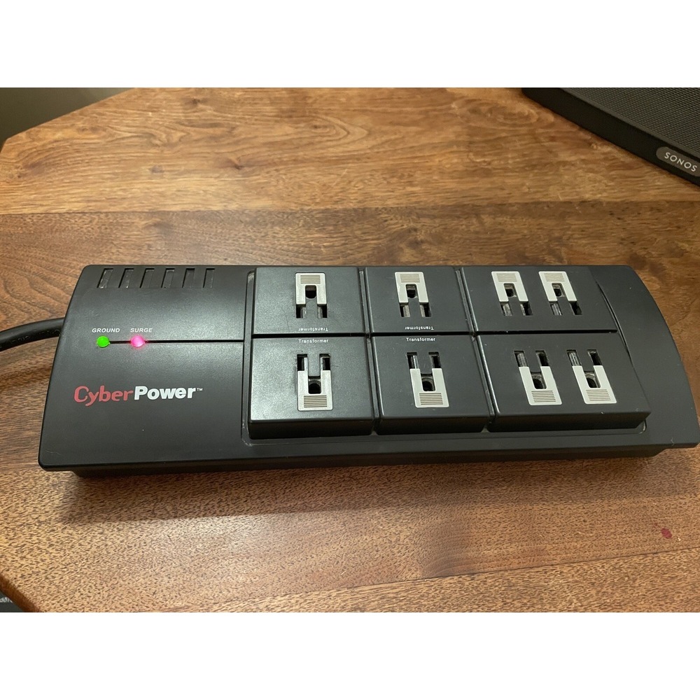 CyberPower 880 Surge Protector 8‎ Foot Cord